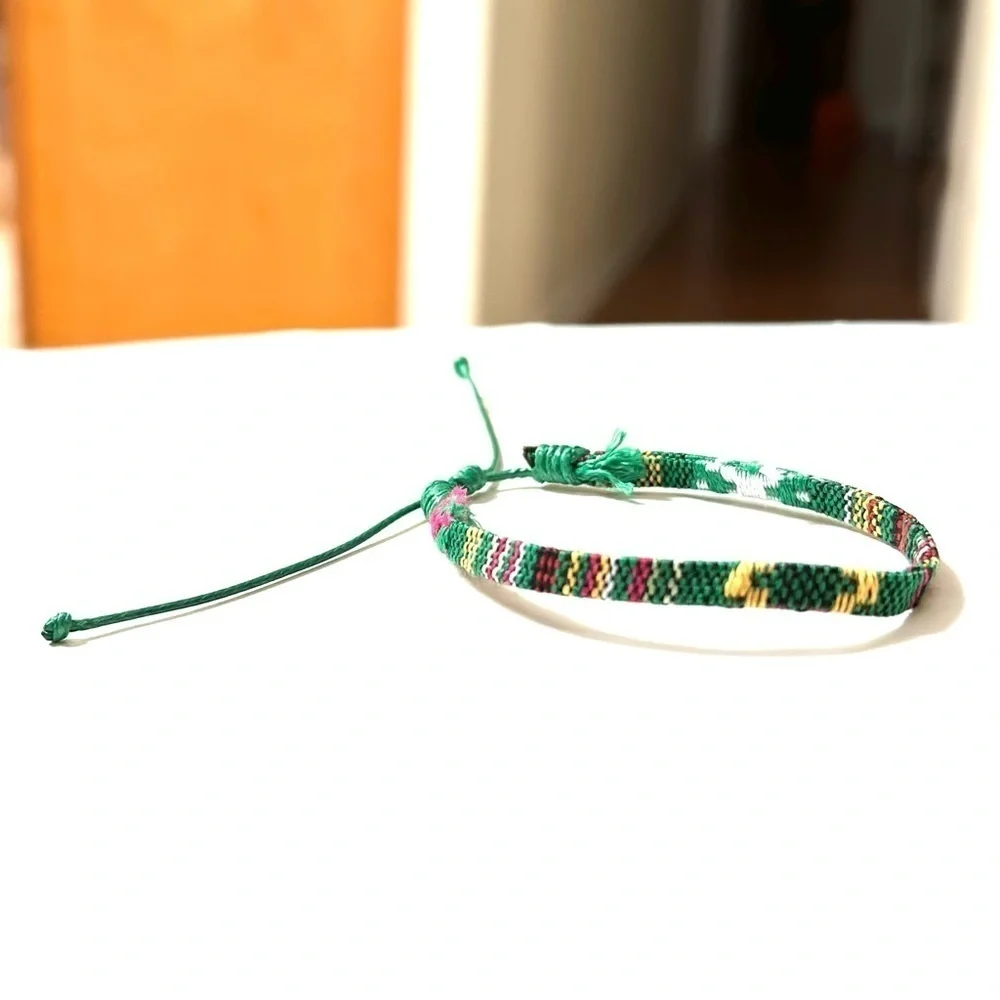 🔴 5 for $10 ONE Boho Surfer Beach Bracelet Braided Festival Adjustable Unisex